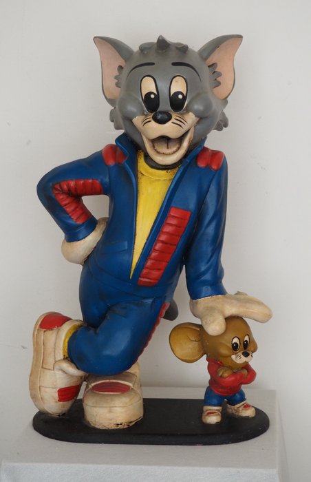 Stor Tom & Jerry-statue - Harpiks