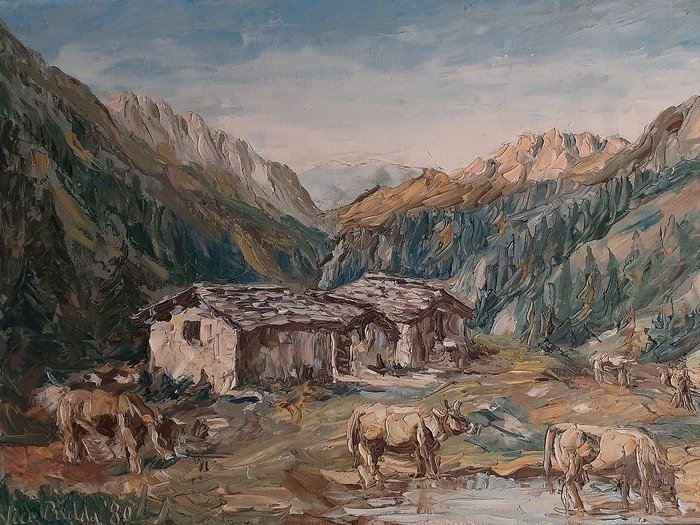 Vico DADDA (San Pellegrino Terme 1933 - 2009) - Alpeggio in Val Brembana