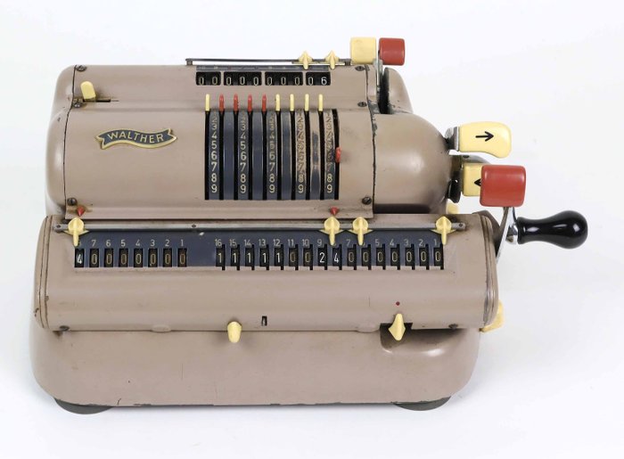 Walther WSR160 - Una calculadora con rueda de clavijas, años 60 - Acero