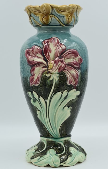 Duży wazon secesyjny - Barbotyna
