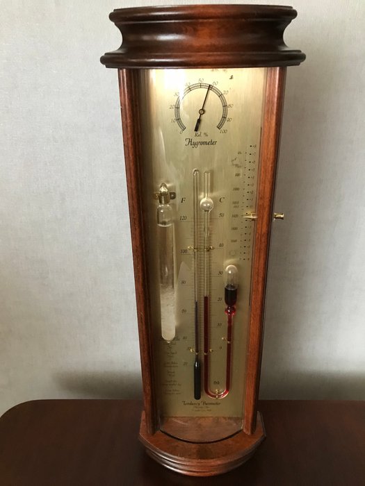 Alexander Adie - Tendancy - Barometer, hygrometer (1) - Glass, Tre