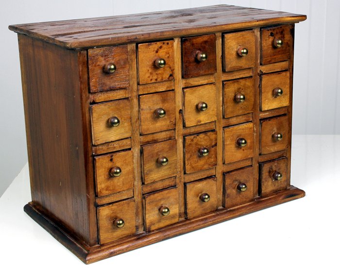 Pharmacy cabinet with 20 drawers - Wood