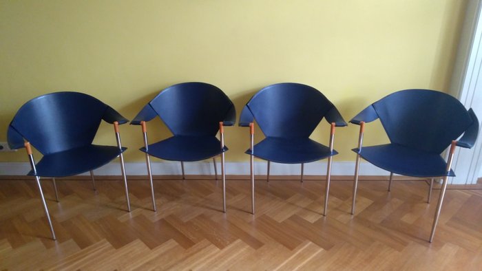 Jocauro - Arrben - Καρέκλα τραπεζαρίας, Σετ καθισμάτων (4) - Memoria