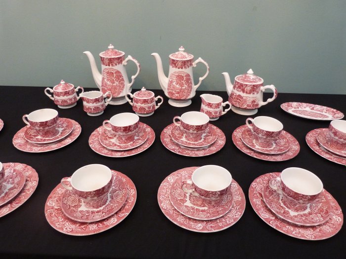 Angielska zastawa stołowa do kawy / herbaty Wood & Son (Angielska sceneria) (41) - Porcelana
