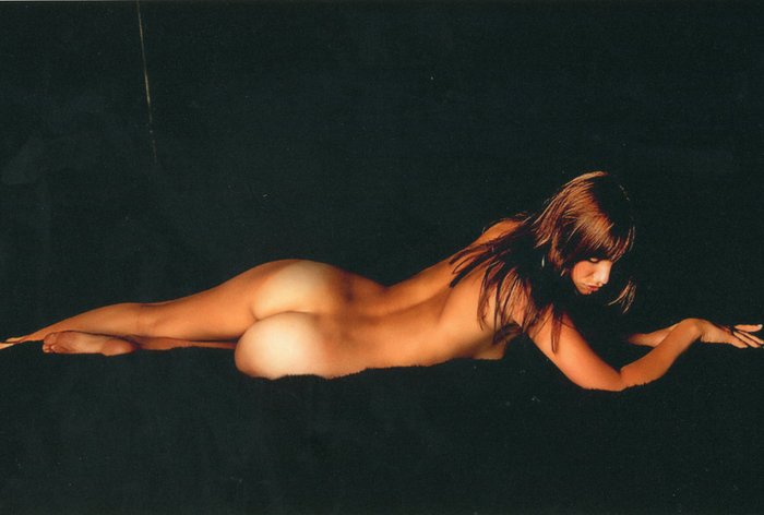 Jane Birkin, for Playboy - Fotografie, Mounted, by Pompeo Posar