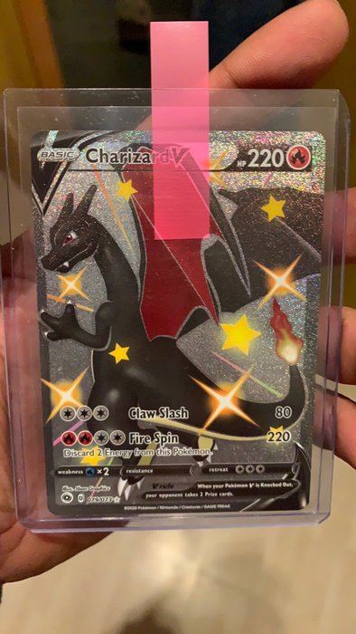 Pokemon Trading Card Shiny Charizard V Catawiki
