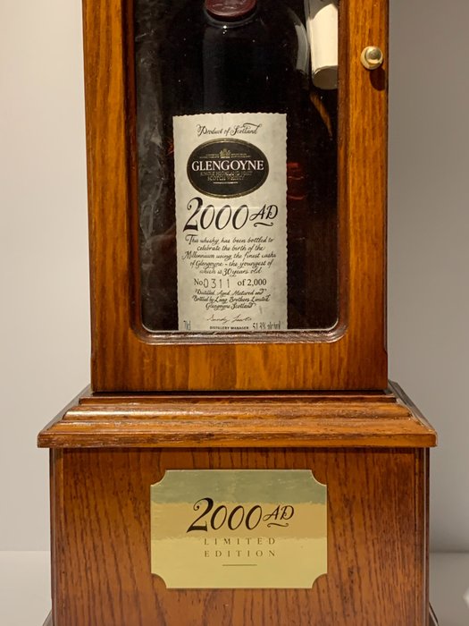 Glengoyne 2000 AD – Clock – Original bottling – 70cl
