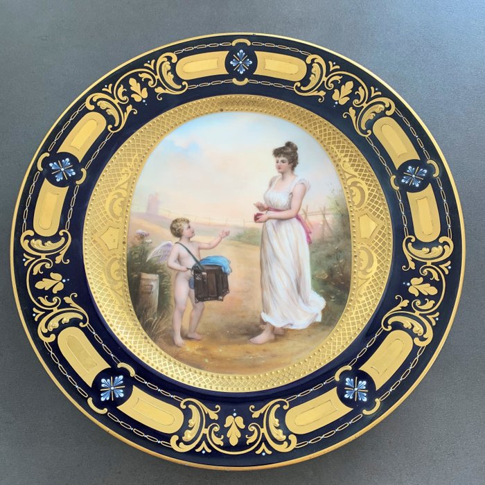 Royal Vienna Style - Plato - Porcelana
