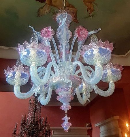 Murano - 美丽的威尼斯吊灯-六臂