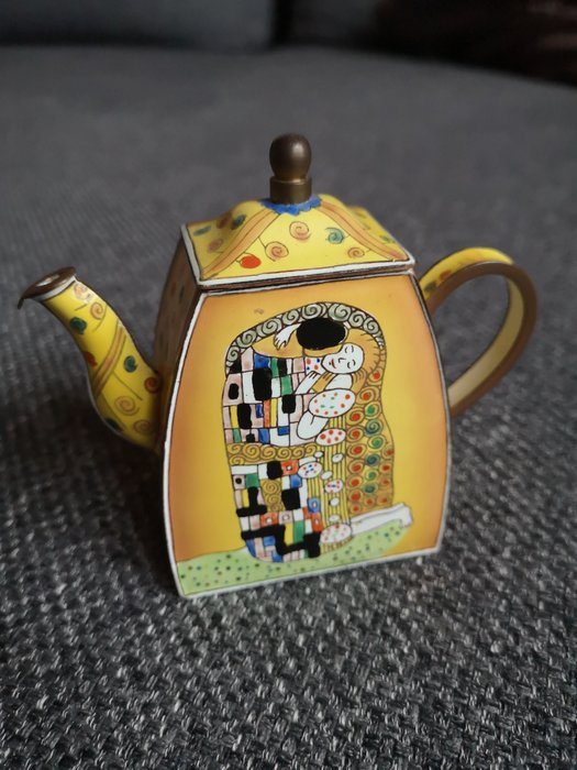 Gustav Klimt - Charlotte di Vita, Goebel - Decorative teapot - Emaille, Kupfer