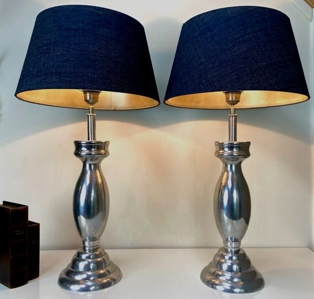Diga Colmore Pair Of Luxury Modern, Luxury Contemporary Table Lamps