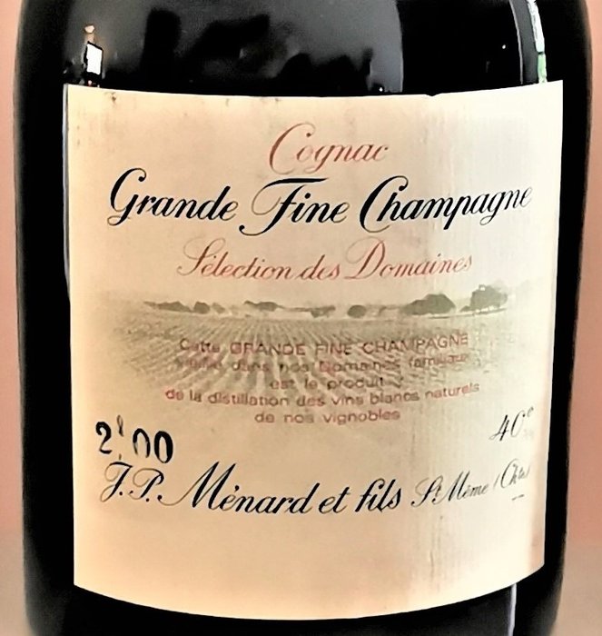 J P Menard Grande Fine Champagne Selection Des Domaines Catawiki