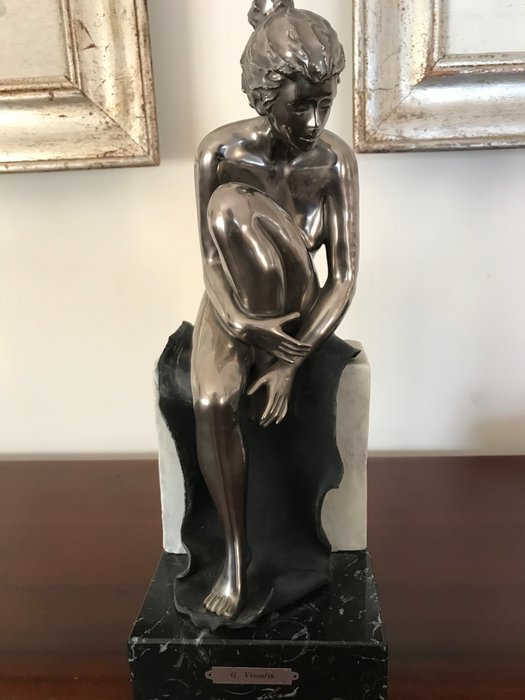Gianni Visentin - 雕像 (1) - 鉑鐵氧化物