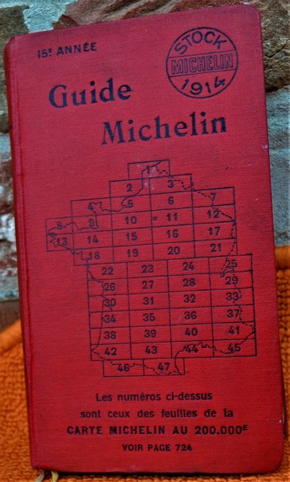 書籍 - GUIDE MICHELIN 1914 - Michelin - 1910-1920