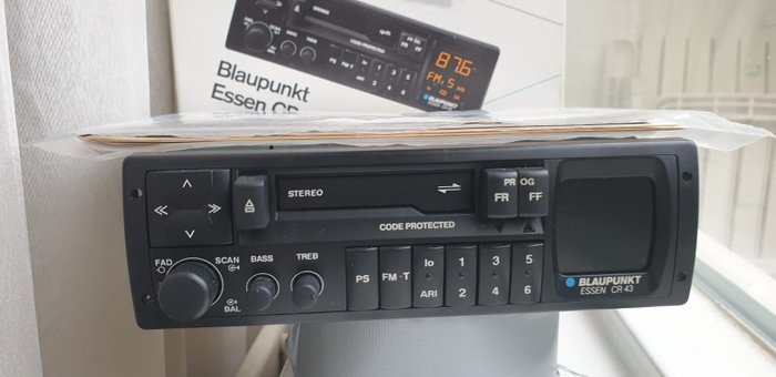 New Old Stock Blaupunkt radio de coche de los años 80 - Blaupunkt Essen cr 43 new - Blaupunkt - 1980-1990