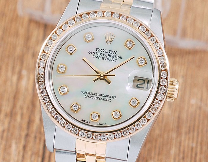 rolex oyster perpetual datejust 68273 womens