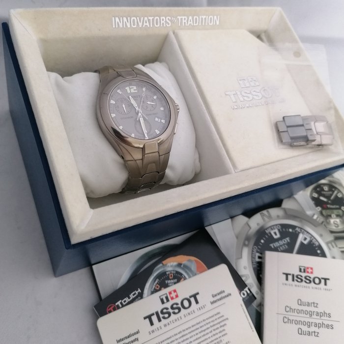 Tissot - ALL titanium-chronograph - T775 - Heren - 2000-2010
