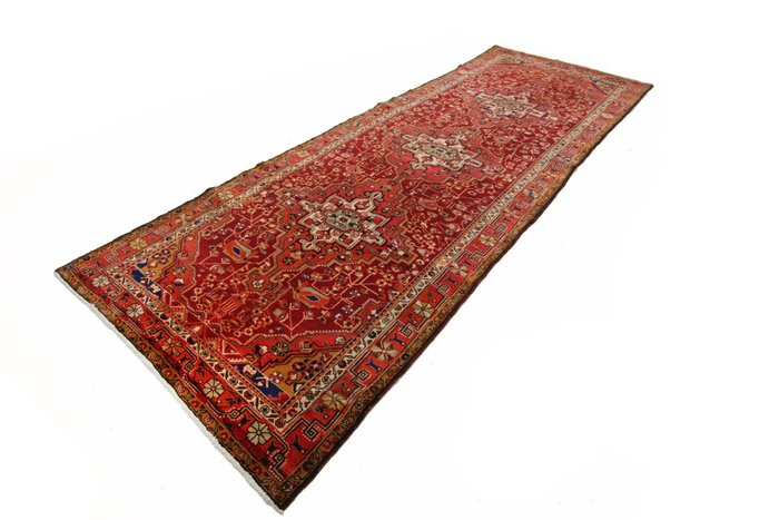 赫里兹古董 - 小地毯 - 417 cm - 146 cm