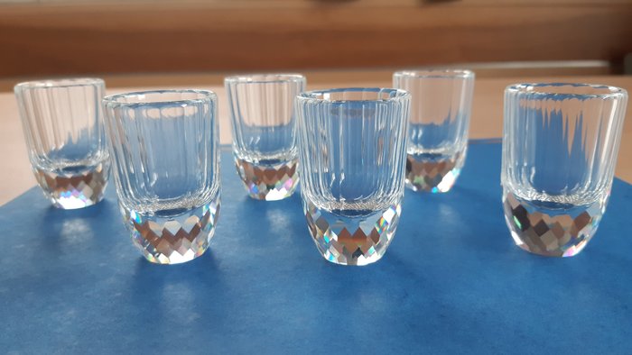 施華洛世奇小酒杯，六片，稀有！ (6) - 玻璃