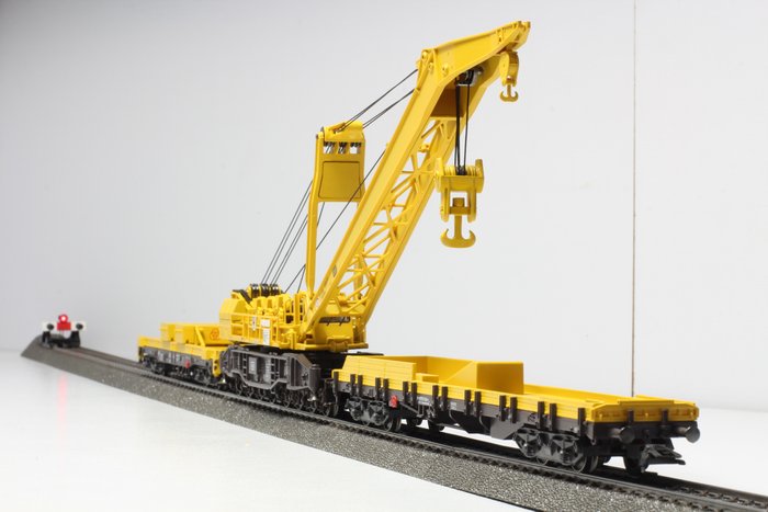 Märklin H0 - 49950 - Conjunto de comboios - Guindaste ferroviário "Goliath" com 3 motores - DB