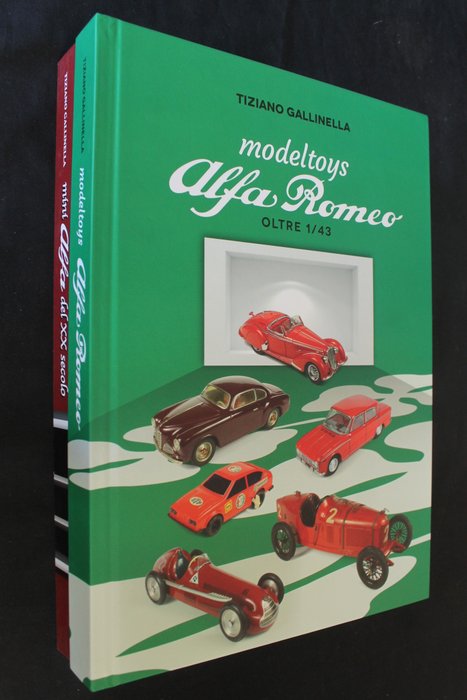 Alfa Romeo - libro - Tiziano Gallinella Modeltoys raccolta modellini Alfa Romeo 1/43