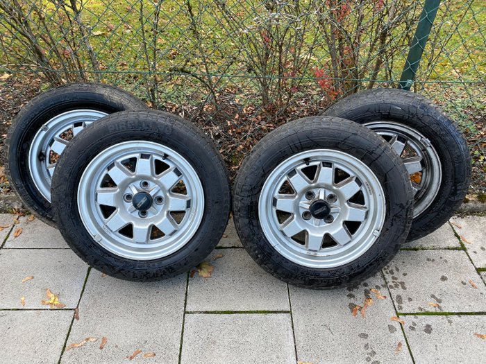 菲亞特124蜘蛛經典合金輪轂 - Cromodora CD 134 Alloy Wheels 5 1/2 J x 14 H2 -25 - Fiat - 1980-1990