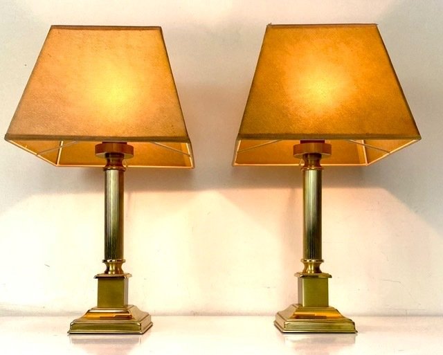 Herda Amsterdam – Set hoogwaardige Herda tafellampen – Regency stijl