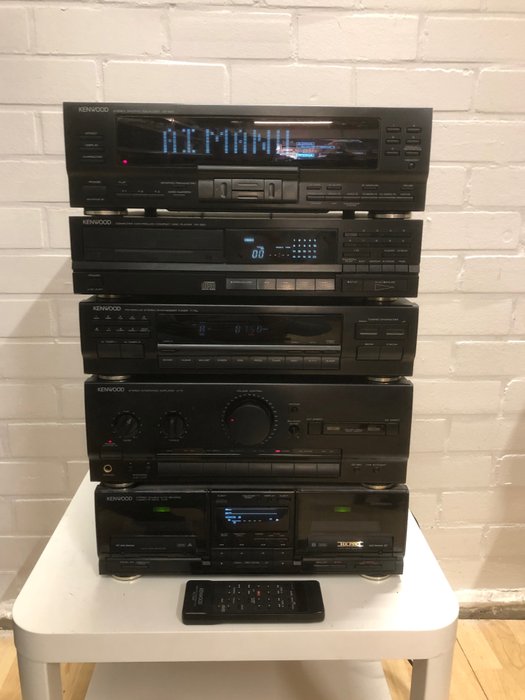 Kenwood - A-74, X-74, T-74L, DP-520, GE-940 - CD Player, Integrated amplifier, Tuner, Graphic equalizer, double cassette deck