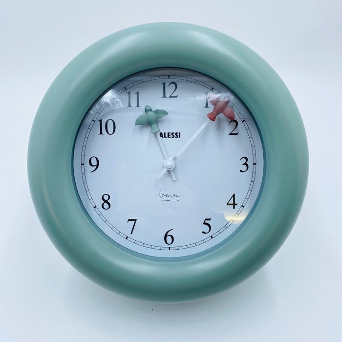 Michael Graves - Alessi - Horloge murale / Horloge de cuisine 10 'Time Flies'