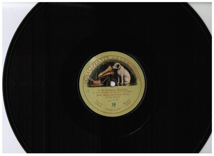 His Masters Voice - 12 Records  Enrico Caruso - 78 tours/min - Gomme laque