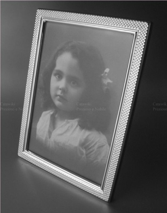 Portaritratti  - Bellissima cornice fotografica progettata intorno al 1950-60 - Dimensioni foto 10x15 cm - Argento