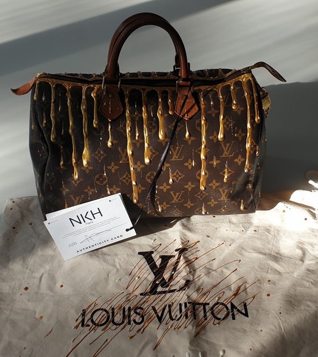 Louis Vuitton - Customised Speedy 35 - Handbag - Catawiki