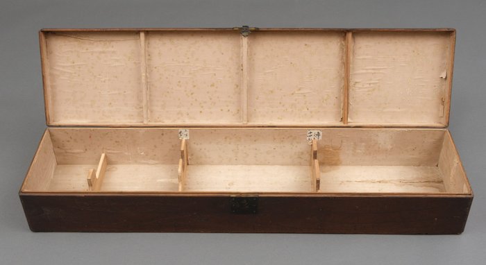 箱 - 木 - Samurai - Katana sword box, possibly for a Daisho set - 日本 - 幕末时代-19世纪中叶