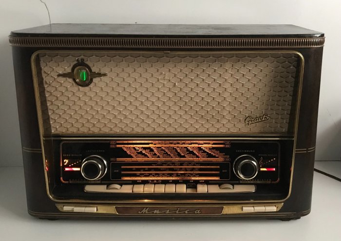 Graetz - Musica - 4R/417 - buizenradio / 1955 - 無線電