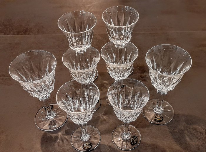 Saint Louis - Wine glasses (8) - Crystal - Catawiki