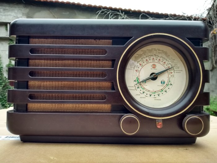 Philips - BX373A alias "Kompas" - 電子管收音机