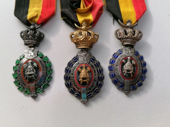 Βέλγιο - Μετάλλια Εργασίας. - Μετάλλιο