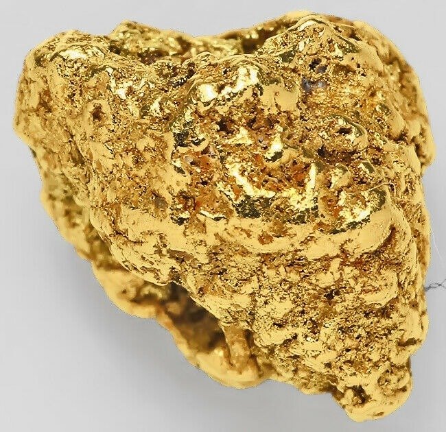 Pepita d'oro grezzo naturale dell'Alaska da 0,4764 grammi - 0.476 g