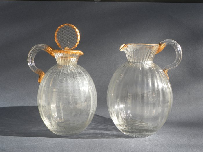 Daum Nancy - carafe and pitcher - Glass