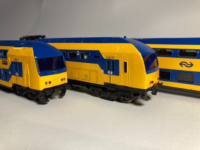 Zelfbouw H0 - Vasúti kocsi - 4 részes DDZ vonatkészlet - NS