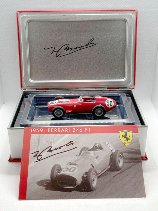 Ferrari - Fórmula 1 - Tony Brooks - 1959 - 1/43 Carro modelo em escala