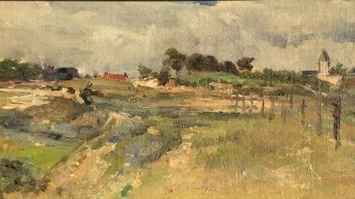 Alfred Verwee (1838-1895) Attributed to - Old Village Knokke
