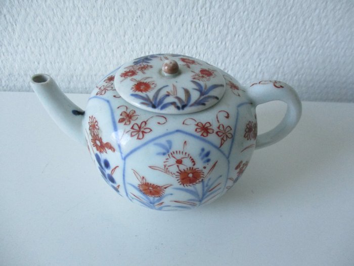 Tetera china antigua - Imari - Porcelana - Japón - siglo XVIII
