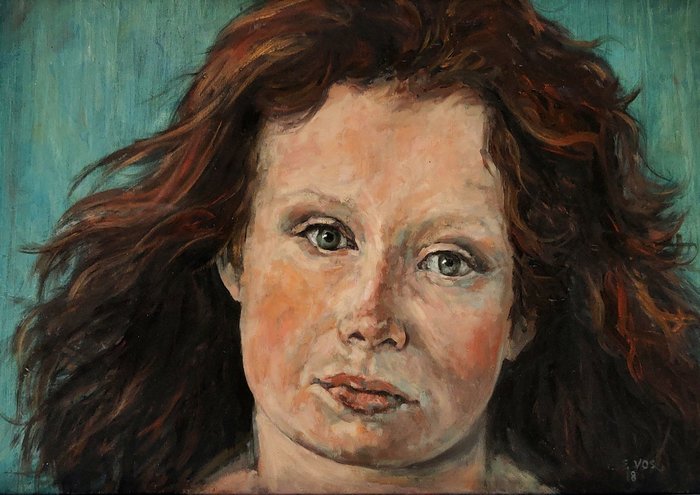 François de Vos (1955-2019) - Impressionistisch vrouwelijk portret