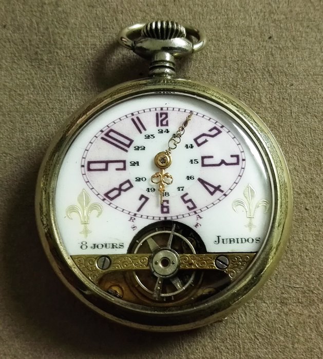 Jubidos Hebdomas - 8 jours pocket watch - NO RESERVE PRICE - Hombre - 1901 - 1949