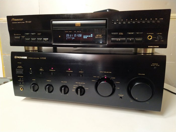 Pioneer - A-705R - PD 207 - Vários modelos - Amplificador integrado, Leitor de CDs