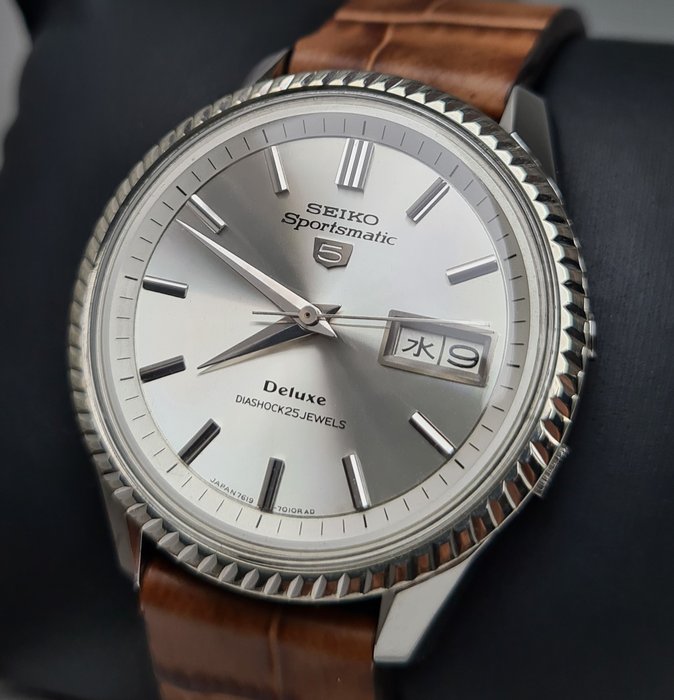 Seiko - "NO RESERVE PRICE" Sportsmatic 5 Deluxe - 7619-7040 - Homme - 1960-1969