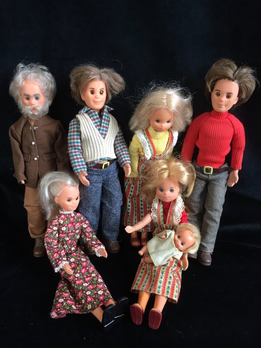 Mattel - De Sunshine familie uit 1973 - Puppe - 1970-1979 - China