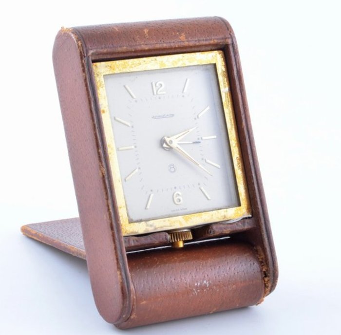 Jaeger-LeCoultre Travel 8 Days Alarm Clock - Unisex - Switzerland - Leather, metal - 1950s