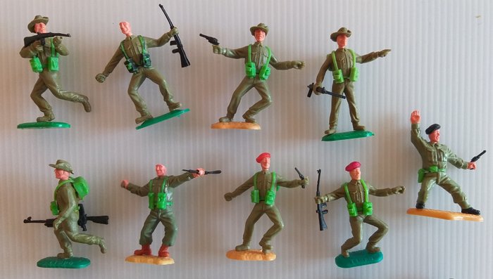Timpo Toys    Soldat   WWII   WW 2 frühe Version 